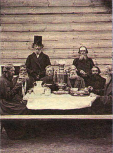 На фото: нижегородские купцы-староверы, 1870 г.