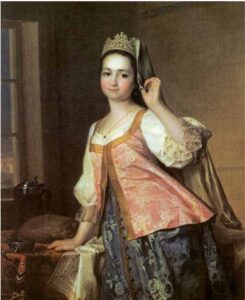 Портрет А.Д. Левицкой, дочери художника