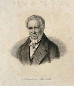 Путешественник Александр Гумбольдт (1769 - 1859).